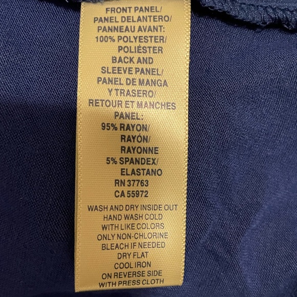 Rafaela Large Shawl W/sleeves, front handkerchief hem  Polyester & Spandex, Sz L - Picture 3 of 9